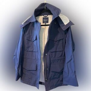 Madewell Fieldswalk Navy Winter Jacket B9380 Sz Medium NWOT